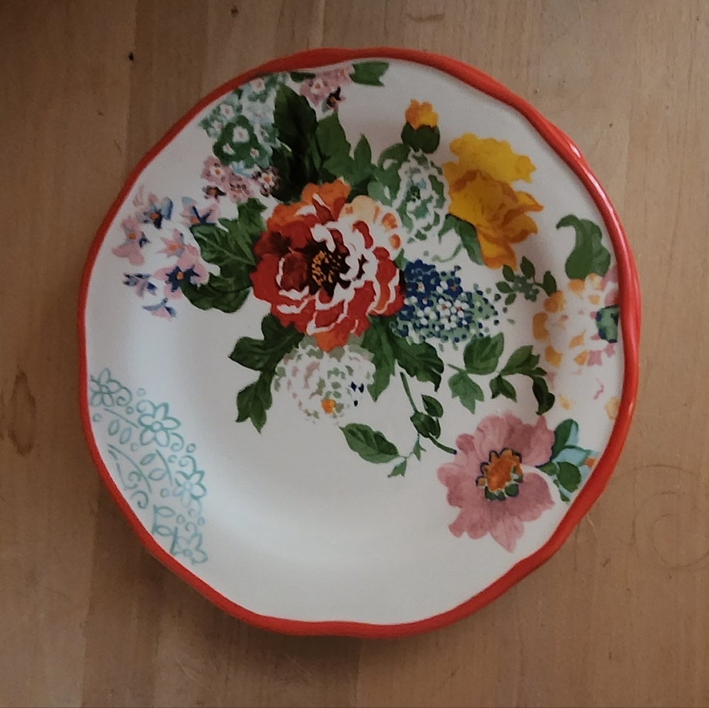 2 The Pioneer Woman Country Garden 8-1/2" Stoneware Plate NWT